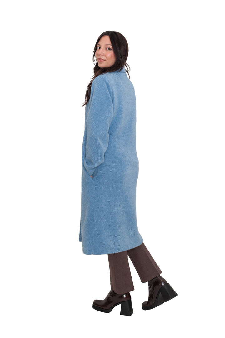 Cappotto ciniglia polvere