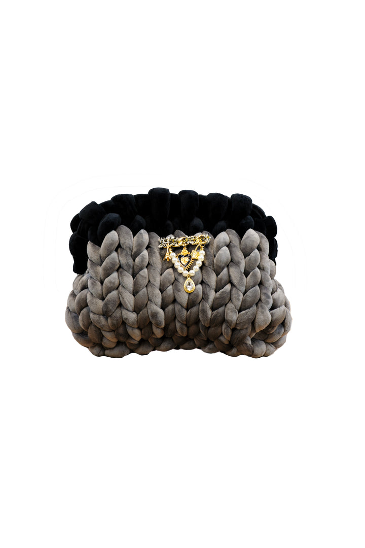 Clutch media bicolor "Audrey"