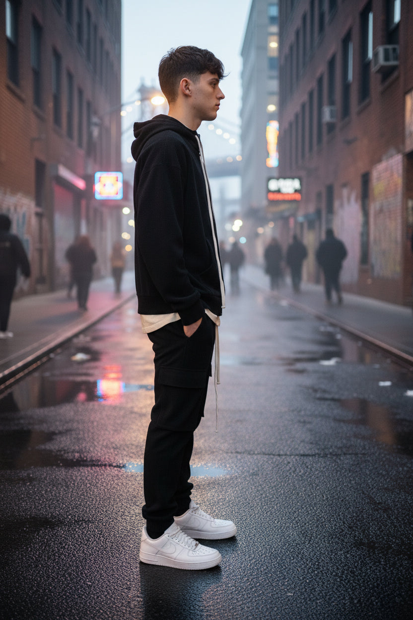 Tuta Cargo in Velluto