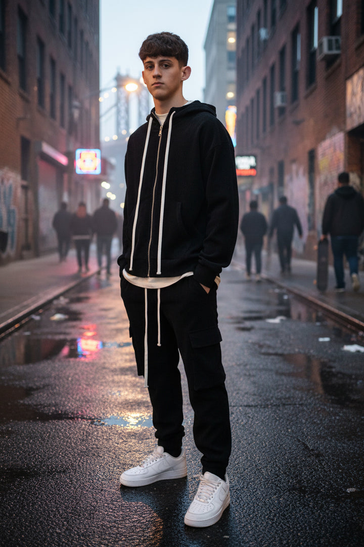 Tuta Cargo in Velluto