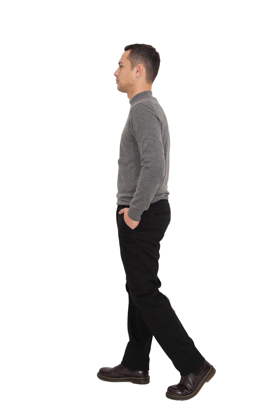 Maglia liscia misto cashmere