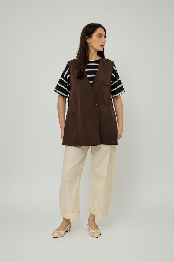 Gilet Over Spacchi Laterali