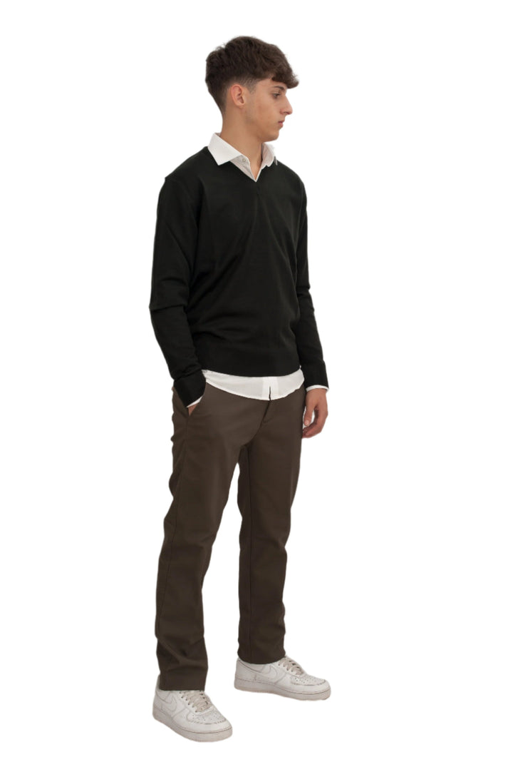 Pantalone Chino termico foderato in micropile