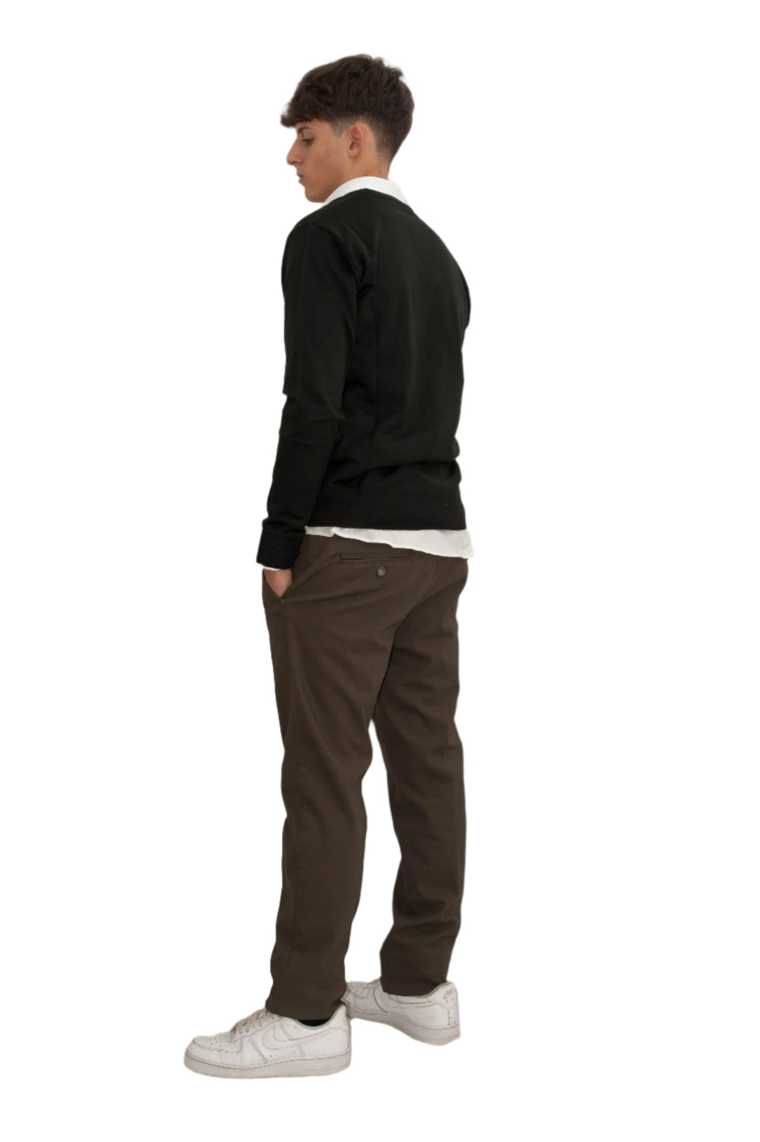 Pantalone Chino termico foderato in micropile