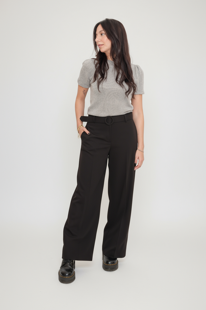 Pantalone Palazzo con Cintura