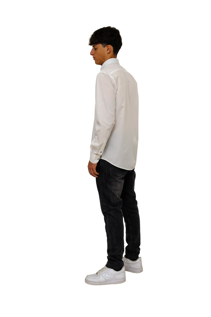 Camicia button down regular fit bottoni a contrasto