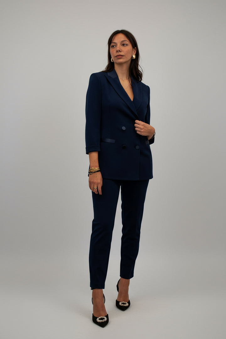 Blazer Doppiopetto Raso